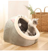 Cozy Cave Cat Bed — Soft, Foldable & Machine Washable