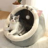 Cozy Cave Cat Bed — Soft, Foldable & Machine Washable