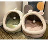 Cozy Cave Cat Bed — Soft, Foldable & Machine Washable