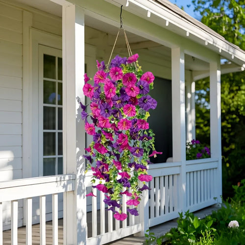 2-Pack Faux Hanging Flowers