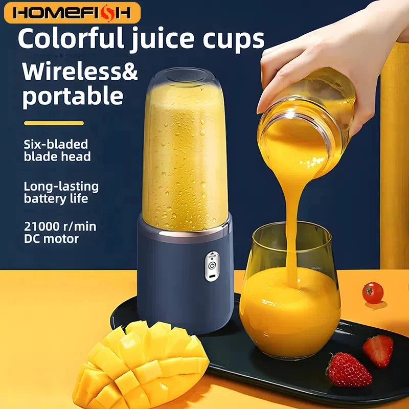 Electric Portable Blender with 6 Blades