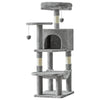 44" Multi-Level Cat Tree with Scratching Posts