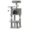 44" Multi-Level Cat Tree with Scratching Posts
