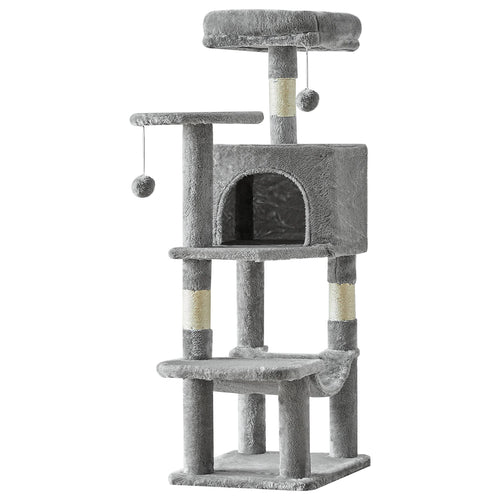 44" Multi-Level Cat Tree with Scratching Posts